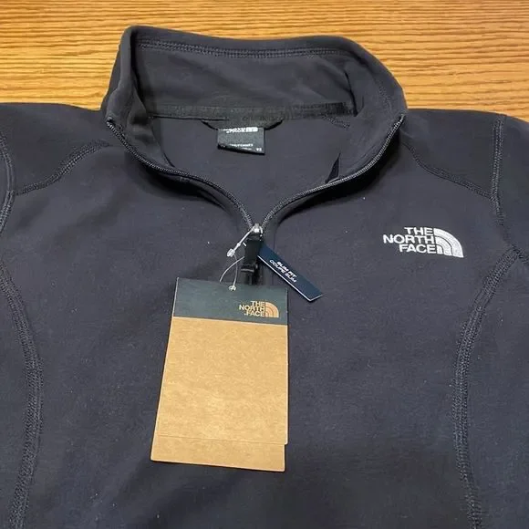 The north face 100wt glcr Qz women pullover 1/4 zip - Picture 2 of 12